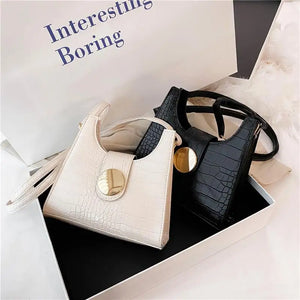 Crocodile Pattern Shoulder Bag Ladies Handbag