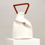 PU Leather Women's Handbag Small Bucket Bags Evening Clutch Purses