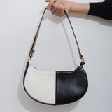 PU Leather Women's Shoulder Bag Patchwork Handbag Female Shopper Bag