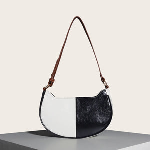 PU Leather Women's Shoulder Bag Patchwork Handbag Female Shopper Bag