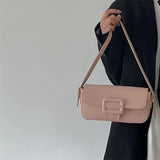 Small Shoulder Bag Retro Solid Ladies Purse Handbags Armpit Bag