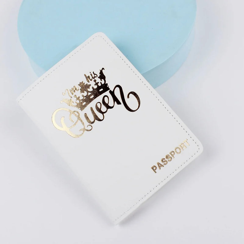 PU Leather World Map Travel Passport Cover Personalised Women Men