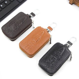 PU Leather Key Wallet Car Keychain Holder Bag Key Organizer