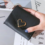Heart-shaped Retro Small Fresh Ladies Wallet Money Purse