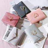 Heart-shaped Retro Small Fresh Ladies Wallet Money Purse