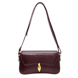 Classic PU Leather Shoulder & Crossbody Bag with Adjustable Strap