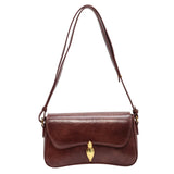 Classic PU Leather Shoulder & Crossbody Bag with Adjustable Strap