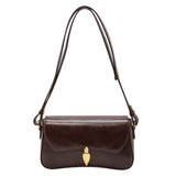 Classic PU Leather Shoulder & Crossbody Bag with Adjustable Strap