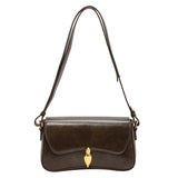 Classic PU Leather Shoulder & Crossbody Bag with Adjustable Strap