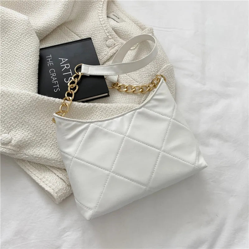 Shoulder Bag Diamond Shape Chain Bags Ladies Handbags Bucket Bags
