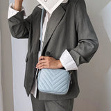 Sequins Ladies Shoulder Bag Chain Square Camera Bag