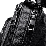 PU Soft Leather Women's Bag Multi-compartment Shoulder Messenger Bag
