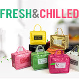 PU Thermo Lunch Bags Cooler Insulated Bags For Women Men Kids
