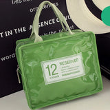 PU Thermo Lunch Bags Cooler Insulated Bags For Women Men Kids