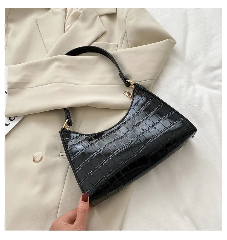 PU Vintage Casual Ladies Handbag Shoulder Bag Shopping Bag