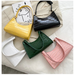 PU Vintage Casual Ladies Handbag Shoulder Bag Shopping Bag