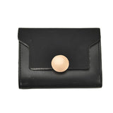 PU Wallet Leather Small Wallet Women Short Three-fold Wallet Korea Mini Wallet M