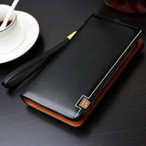 Men's Zipper Handbag Multi-Functional Gentleman Bag Phone Purse