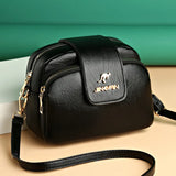 PU Women Bag Crossbody Messenger Bag Small Square Casual Shoulder Tote Bag