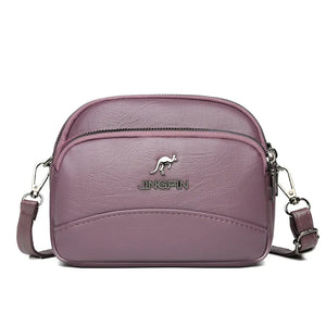 PU Women Bag Soft Leather Messenger Bag Ladies Shoulder Small Square Bag