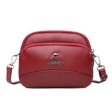 PU Women Bag Soft Leather Messenger Bag Ladies Shoulder Small Square Bag