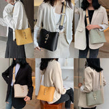PU Women's Crossbody Bags Solid Shoulder Bags for Ladies Handbag