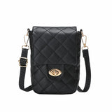 Mini Shoulder Bag with Rhombus Chain for Women
