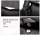 PU Leather Women's Backpack Large Capacity Schoolbag Travel Female Shoulder Bags