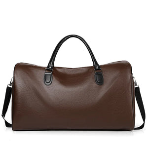 PU Leather Business Travel Bag Large Capacity Handbag Shoulder Travel Bag