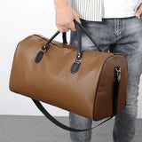 PU Leather Business Travel Bag Large Capacity Handbag Shoulder Travel Bag