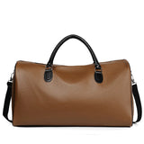 PU Leather Business Travel Bag Large Capacity Handbag Shoulder Travel Bag