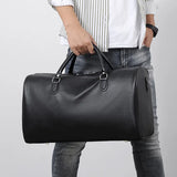 PU Leather Business Travel Bag Large Capacity Handbag Shoulder Travel Bag