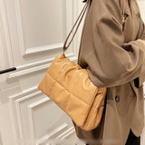 Texture Shoulder Bag Women Leisure Messenger Bags