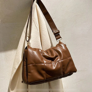 Texture Shoulder Bag Women Leisure Messenger Bags