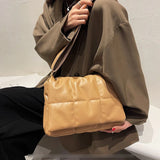 Texture Shoulder Bag Women Leisure Messenger Bags