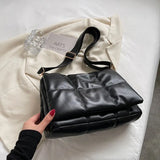 Texture Shoulder Bag Women Leisure Messenger Bags