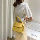 Stone Pattern Women's Square Shoulder Bag