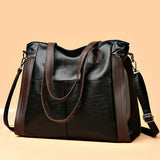 Large Space Women's Crossbody Bag PU Leather Handbag