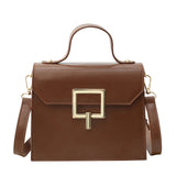 PU Women's Handbag Messenger Bag Adjustable Shoulder Strap