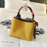 PU Women's Handbag Multi-Layer Large Capacity Messenger Bag