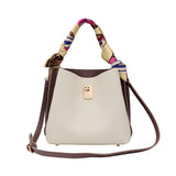 PU Women's Handbag Multi-Layer Large Capacity Messenger Bag