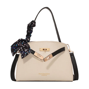 Vintage Shoulder Bags with Scarves - Messenger Bags for Women