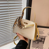 Vintage Shoulder Bags with Scarves - Messenger Bags for Women