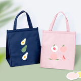 1 Pc Cartoon Fruit Lunch Bag Women Thermal Picnic Lunch Box Bag