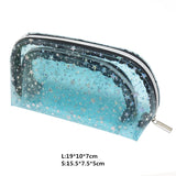 Clear PVC Makeup Cosmetic Bag Star Women Makeup Organizer Bag Travel