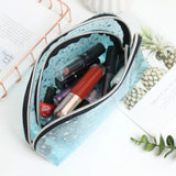 Clear PVC Makeup Cosmetic Bag Star Women Makeup Organizer Bag Travel