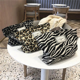 Leopard Large Makeup Bag Travel Cosmetic Beauty Case Handbag Organizer Clutch