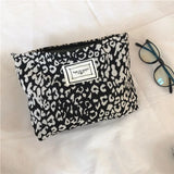 Leopard Large Makeup Bag Travel Cosmetic Beauty Case Handbag Organizer Clutch
