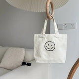 Smile Face Mini Shopping Bag for Women Mobile Phone Lady Purse Small Handbag