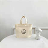 Smile Face Mini Shopping Bag for Women Mobile Phone Lady Purse Small Handbag
